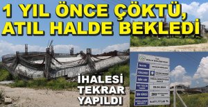 1 YIL ÖNCE ÇÖKEN YÖRESEL ÜRÜN PAZARI İÇİN TEKRAR İHALE YAPILDI