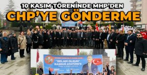 10 KASIM TÖRENİNDE MHP’DEN CHP’YE GÖNDERME