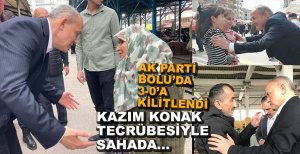 AK PARTİ BOLU'DA 3-0'A KİLİTLENDİ