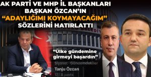 AK PARTİ VE MHP BOLU İL BAŞKANLARI BAŞKAN ÖZCAN’IN “ADAYLIĞIMI KOYMAYACAĞIM” SÖZLERİNİ HATIRLATTI