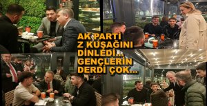 AK PARTİLİLER GENÇLERLE BULUŞTU...