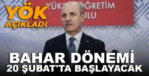 BAHAR DÖNEMİ 20 ŞUBAT'TA BAŞLAYACAK