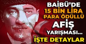 BAİBÜ’DE 15 BİN LİRA PARA ÖDÜLLÜ AFİŞ YARIŞMASI…