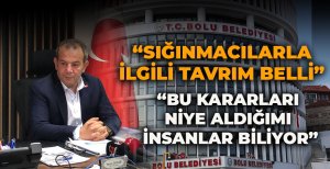 BAŞKAN ÖZCAN, "SIĞINMACILARLA İLGİLİ TAVRIM BELLİ, İNSANLAR BU KARARLARI NİYE ALDIĞIMI BİLİYOR"