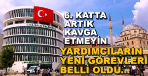 BAŞKAN YARDIMCILARININ YENİ GÖREVLERİ BELLİ OLDU
