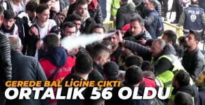 BEKLENEN OLDU, MAÇ SONU ORTALIK KARIŞTI