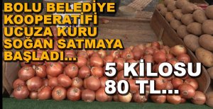 BELEDİYE KOOPERATİFİ KURU SOĞANI İNDİRİMLİ SATMAYA BAŞLADI