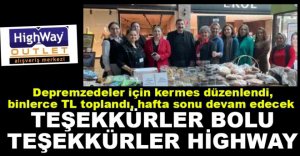 BİNLERCE KİŞİ DEPREMZEDELER İÇİN ALIŞVERİŞ YAPTI