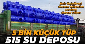 BOLU BELEDİYESİ DEPREM BÖLGESİNE YARDIMA DEVAM EDİYOR