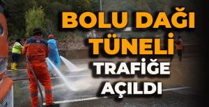 BOLU DAĞI TÜNELİ TRAFİĞE AÇILDI