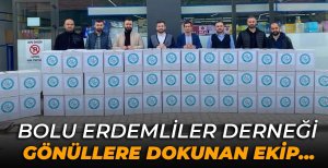 BOLU ERDEMLİLER BİRLİĞİ GÖNÜLLERE DOKUNMAYA DEVAM EDİYOR…
