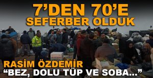 BOLU HALKI DEPREM BÖLGESİ İÇİN SEFERBER OLDU
