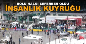 BOLU HALKI SEFERBER OLDU....