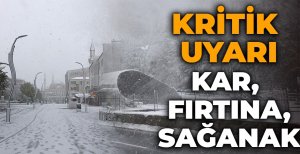 BOLU İÇİN KRİTİK UYARI: KAR, FIRTINA, SAĞANAK...