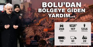 BOLU VALİLİĞİ BÖLGEYE YAPILAN YARDIMLARI AÇIKLADI