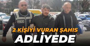 BOLU'DA 2 KİŞİYİ SİLAHLA YARALAYAN ŞAHIS ADLİYEDE...