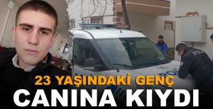 BOLU'DA 23 YAŞINDAKİ GENÇ CANINA KIYDI