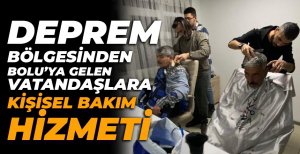 BOLU’DA AFETZEDELERE KİŞİSEL BAKIM HİZMETİ