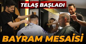 BOLU'DA BERBERLERDE BAYRAM TELAŞI...