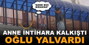 BOLU’DA BİR ANNENİN ZOR ANLARI, OĞLU GÖZYAŞLARINA BOĞULDU