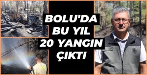 BOLU'DA BU YIL 20 ADET YANGIN ÇIKTI... İŞTE YANGININ ZARAR VERDİĞİ HEKTAR