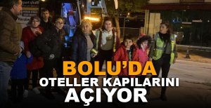 BOLU’DA DEPREMZEDELER İÇİN OTELLERİN KAPILARI AÇILIYOR…