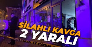 BOLU'DA SİLAHLI KAVGA; 2 YARALI