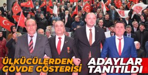 BOLU’DA MHP ADAY TANITIM TÖRENİ COŞKUYLA GERÇEKLEŞTİRİLDİ