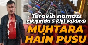 BOLU'DA MUHTARA HAİN PUSU...