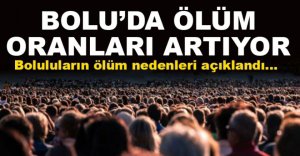 BOLU'DA ÖLÜM ORANLARI ARTIYOR...