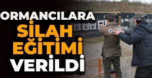 BOLU'DA ORMANCILARA SİLAH EĞİTİMİ VERİLDİ
