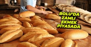 BOLU'DA ZAMLI EKMEK SATILMAYA BAŞLANDI...