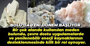 BOLU'DA ZEOLT MADENİ BULUNDU