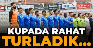 BOLUSPOR KUPADA ÜST TURA YÜKSELDİ…