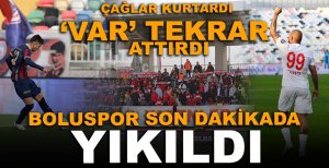 BOLUSPOR SON DAKİKADA YIKILDI