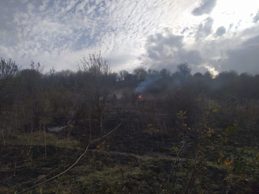 ANIZ YANGININA ERKEN MÜDAHALE FACİAYI ÖNLEDİ...