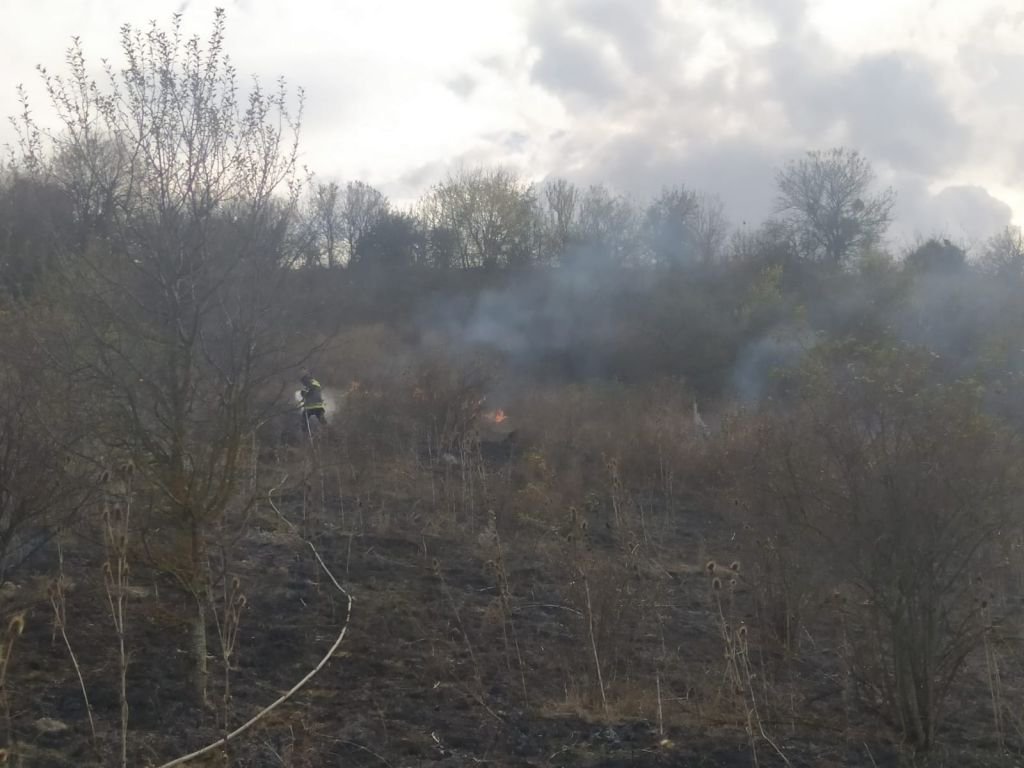 ANIZ YANGININA ERKEN MÜDAHALE FACİAYI ÖNLEDİ...