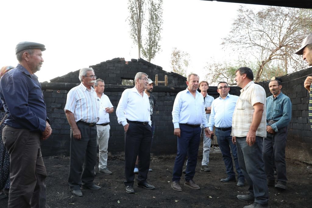 BAŞKAN ÖZCAN FELAKET BÖLGESİNDE...