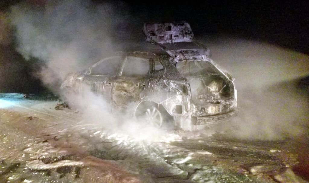 CİP TÜNELİN İÇİNDE ALEV ALEV YANDI