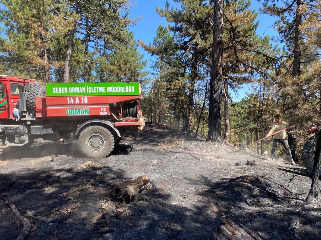 ORMAN YANGINI BÜYÜMEDEN SÖNDÜRÜLDÜ