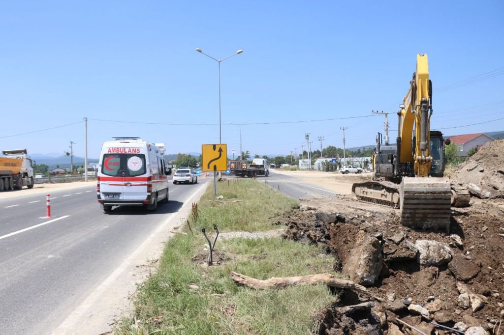 SELİN VURDUĞU D-100'DE ÇALIŞMA BAŞLATILDI...