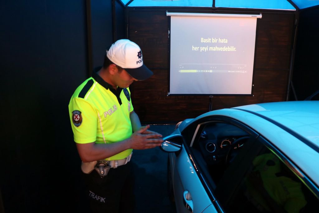 SÜRÜCÜLERE KAZA ANLARI İZLETİLDİ...