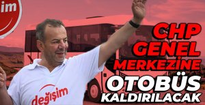 CHP GENEL MERKEZİNE OTOBÜS KALDIRILACAK