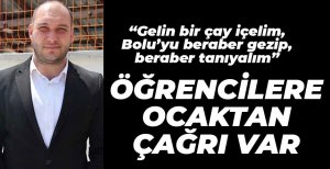 CİHAN BAŞKANDAN ÖĞRENCİLERE DAVET....