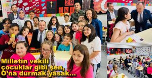 İSMAİL AKGÜL ÇOCUKLARLA ÇOCUK OLDU...