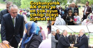 COŞKUNYÜREK'TEN TEŞEKKÜR VE DESTEK ZİYARETİ...