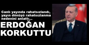 ERDOĞAN CANLI YAYINDA RAHATSIZLANDI