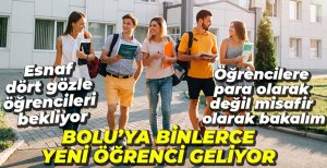 ESNAF ÖĞRENCİLERİ BEKLİYOR...
