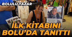 GENÇ YAZAR İLK KİTABINI BOLU’DA TANITTI