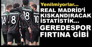 GEREDESPOR REKOR ÜSTÜNE REKOR KIRIYOR